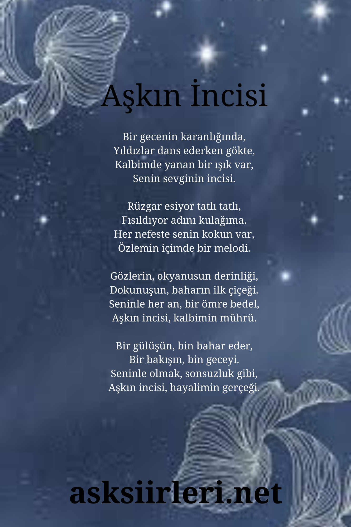 Aşkın İncisi | Sonsuz Aşk Şiirleri | 2024