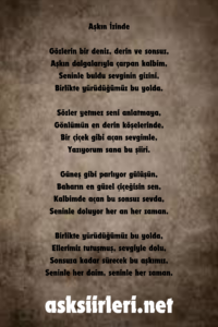 Aşkın İzinde Şiiri