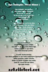 Aynı Daldaydık | Nazım Hikmet | 2024