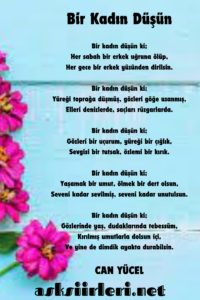 Bir Kadın Düşün | En Güzel Can Yücel Şiirleri