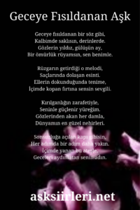 Geceye Fısıldanan Aşk | Aşk Şiirlerinin Büyüsü | 2024