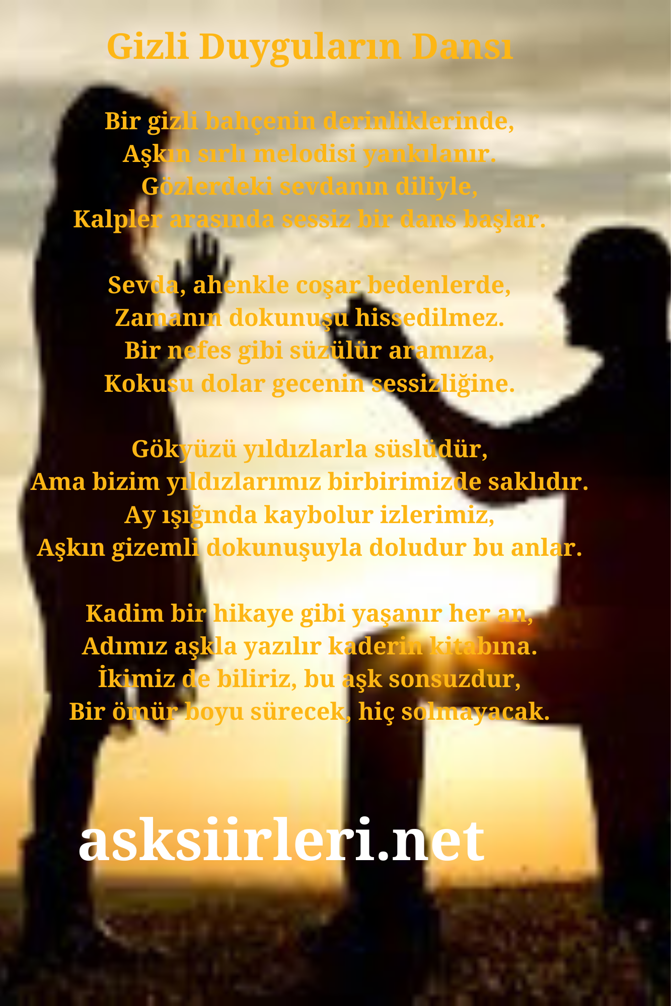 Gizli Duyguların Dansı | Aşk Şiirleri | 2024