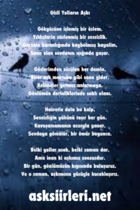Gizli Yolların Aşkı Şiiri
