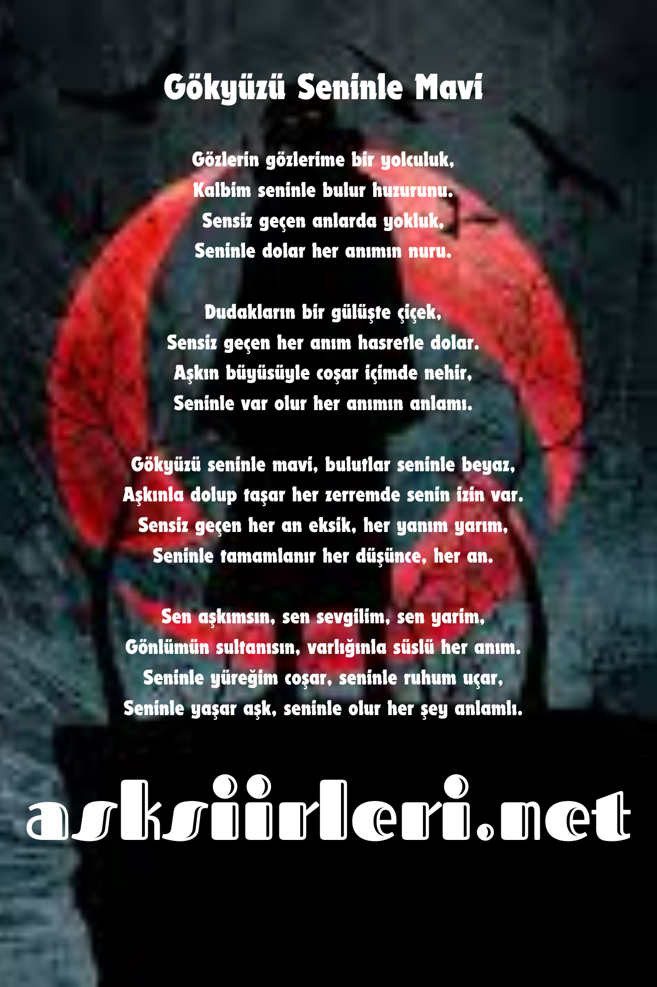 Gökyüzü Seninle Mavi | En Güzel Aşk Şiirleri | 2024