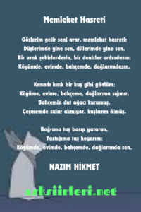 Memleket Hasreti | Nazım Hikmet | 2024
