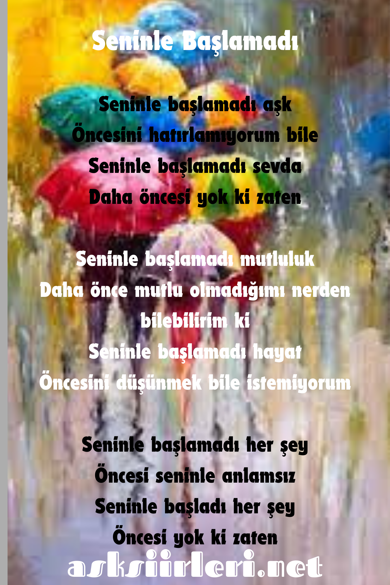 Seninle Başlamadı | Can Yücel Şiirleri | 2024