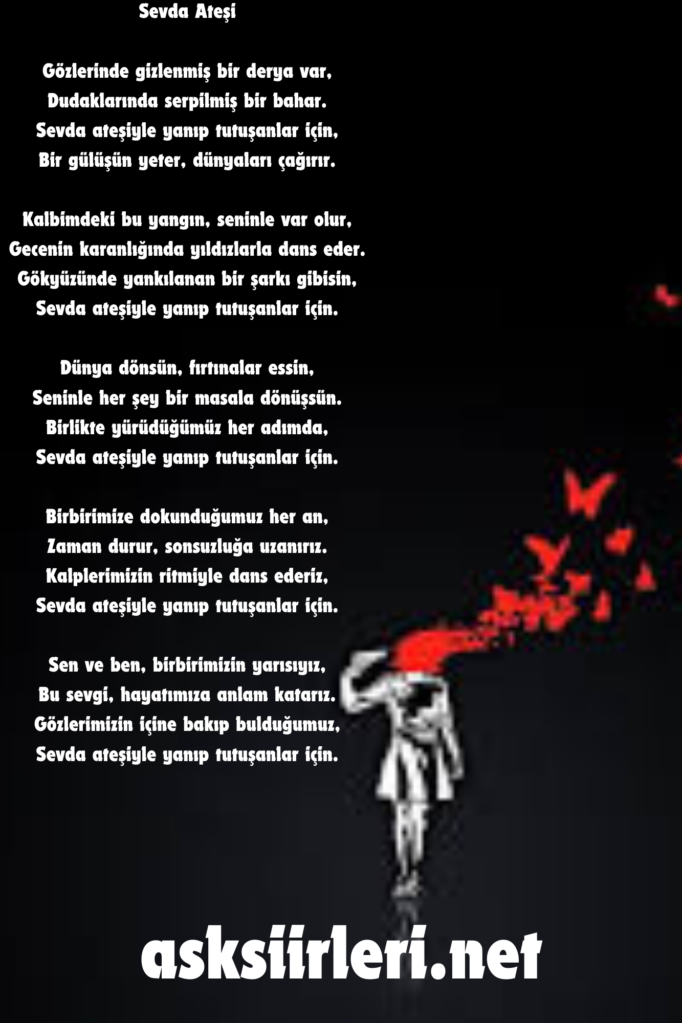 Sevda Ateşi Şiiri