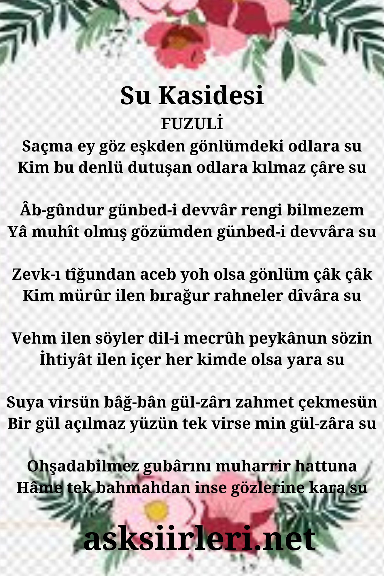 Fuzuli | Su Kasidesi | 2024