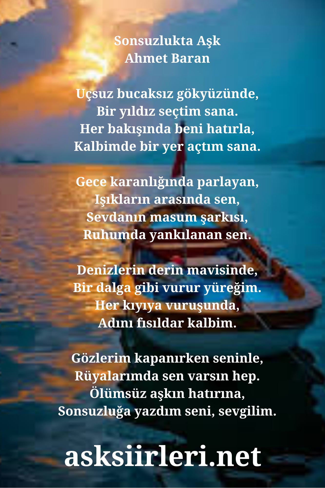 Sonsuzlukta Aşk | Ahmet Baran 2024