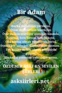 Bir Adam | Özdemir Asaf Şiirleri | 2024
