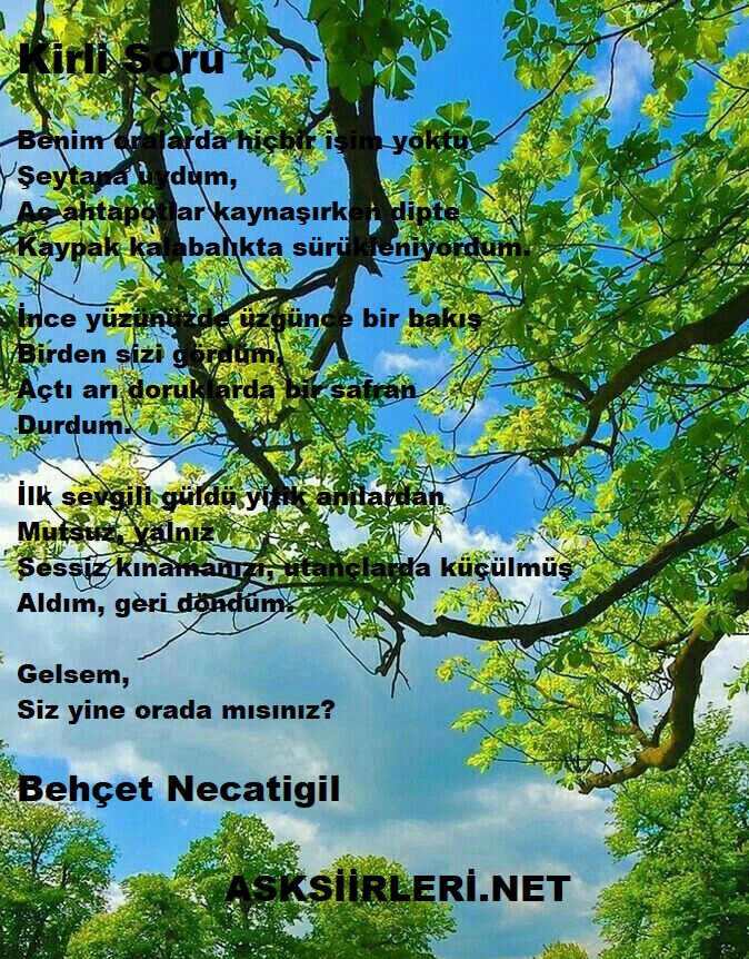 Kirli Soru | Behçet Necatigil | 2024