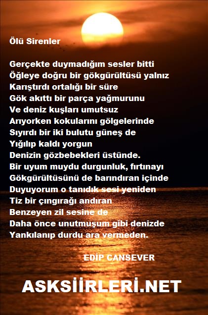 Ölü Sirenler | Edip Cansever | 2024