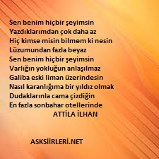Sen Benim Hiçbir Şeyimsin | Attila İlhan | 2024