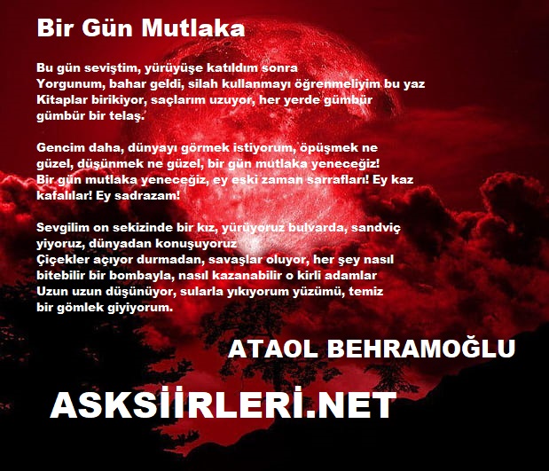 Ataol Behramoğlu | Bir Gün Mutlaka | 2024