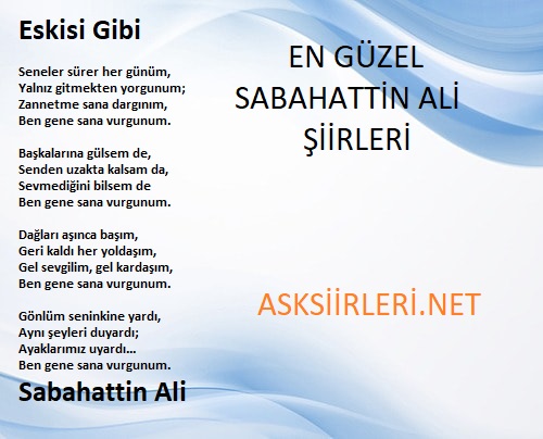 Eskisi Gibi | Sabahattin Ali | 2024