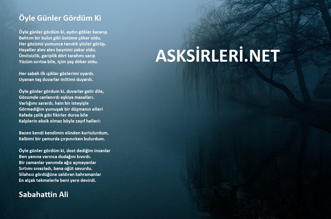 Sabahattin Ali | Öyle Günler Gördüm Ki | 2024