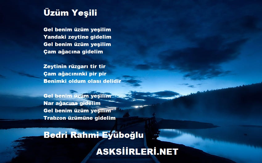 Üzüm Yeşili Bedri Rahmi Eyüboğlu 2024