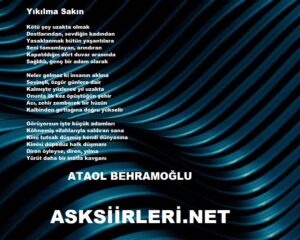 Yıkılma Sakın Ataol Behramoğlu 2024