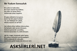 Bir Yudum Sonsuzluk Aşk Şiirleri