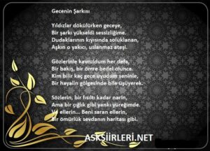 Gecenin Şarkısı Az Bilinen Aşk Şiirleri 2025
