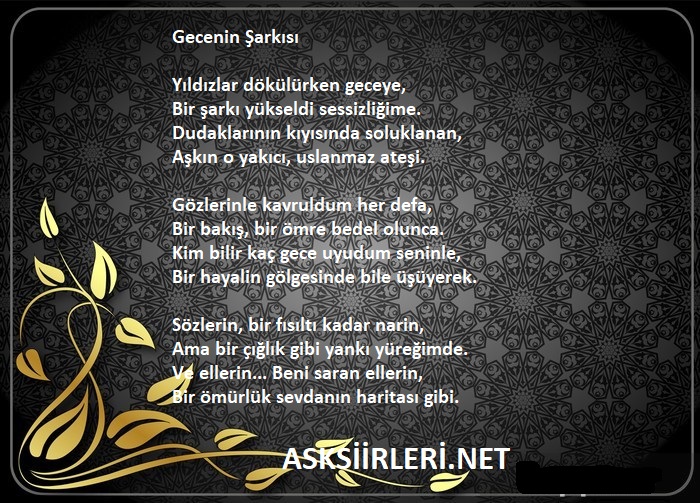 Gecenin Şarkısı Az Bilinen Aşk Şiirleri 2025