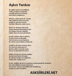 Aşkın Yankısı Sevgiliye Duygusal Şiirler 2025