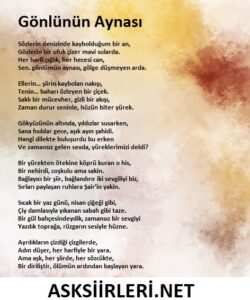 Gönlünün Aynası Etkileyici Aşk Şiiri 2025